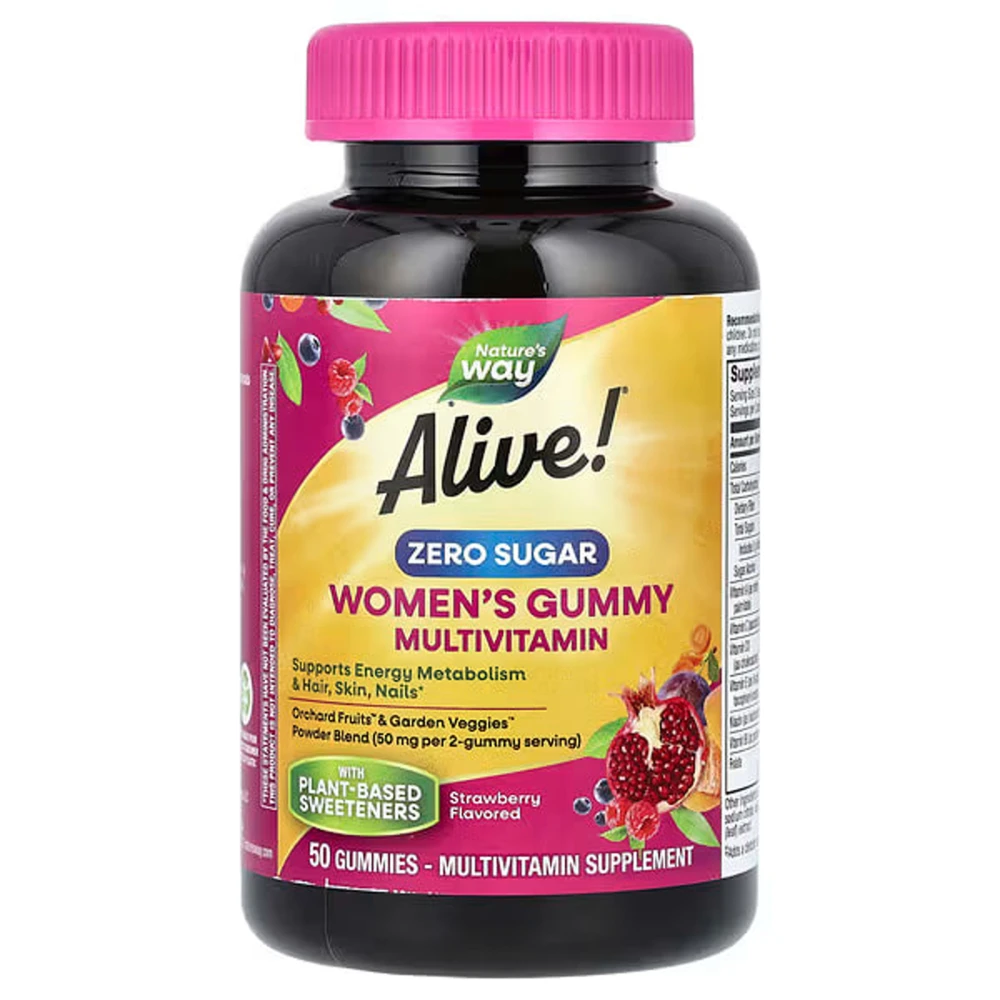 Nature's Way Alive! Women's Gummy Multivitamin Zero Sugar