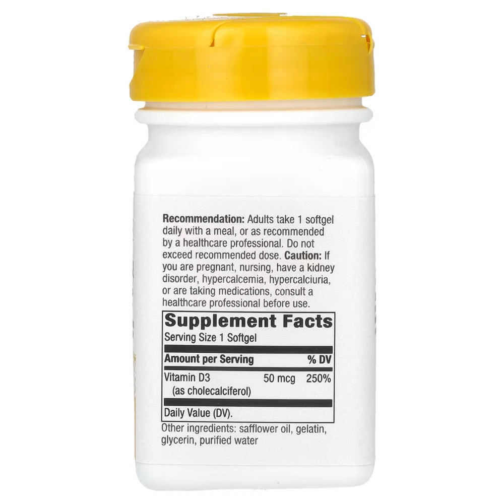 Nature's Way Vitamin D3 Extra Strength 50 mcg (2000 IU)