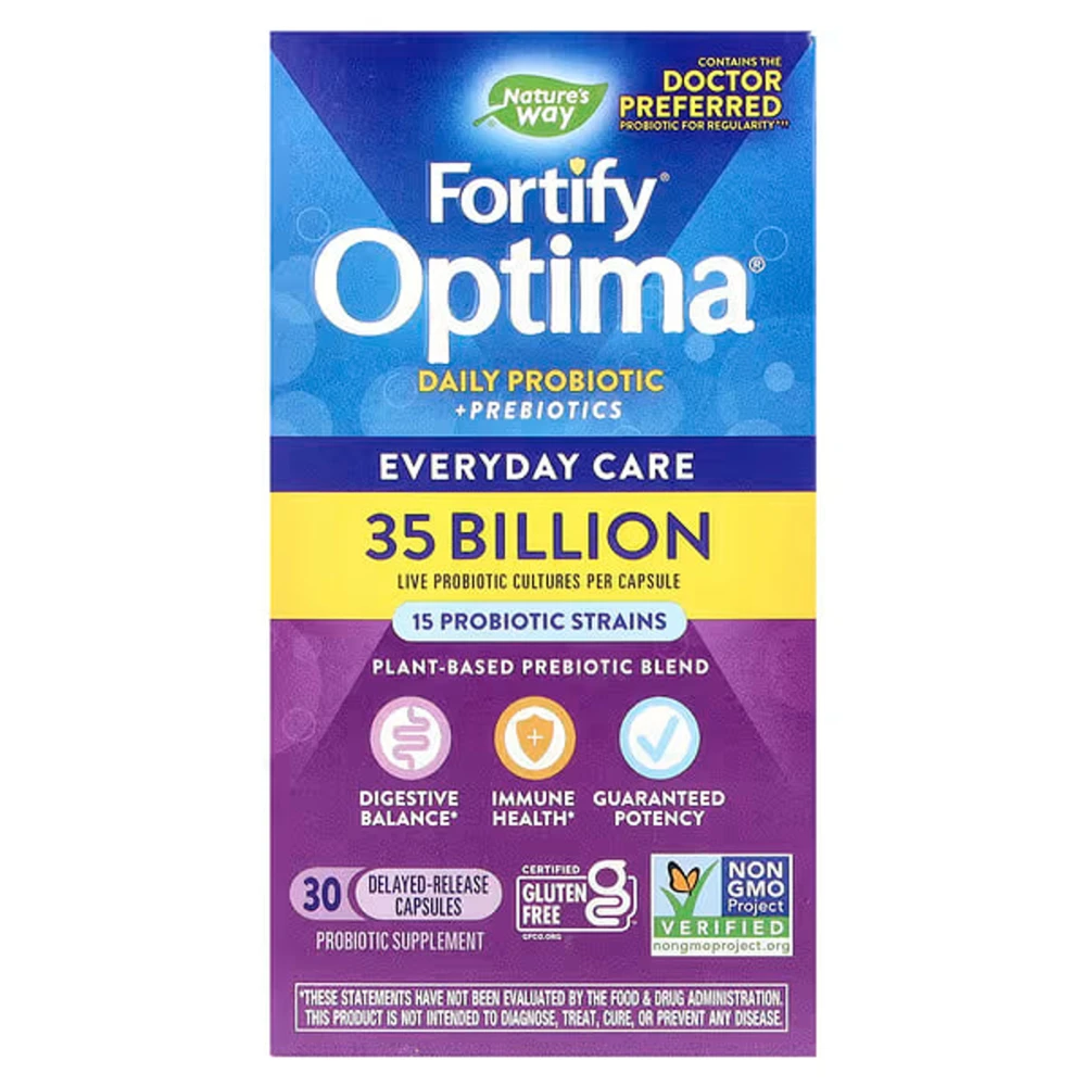Nature's Way Fortify Optima Daily Probiotic + Prebiotics Everyda
