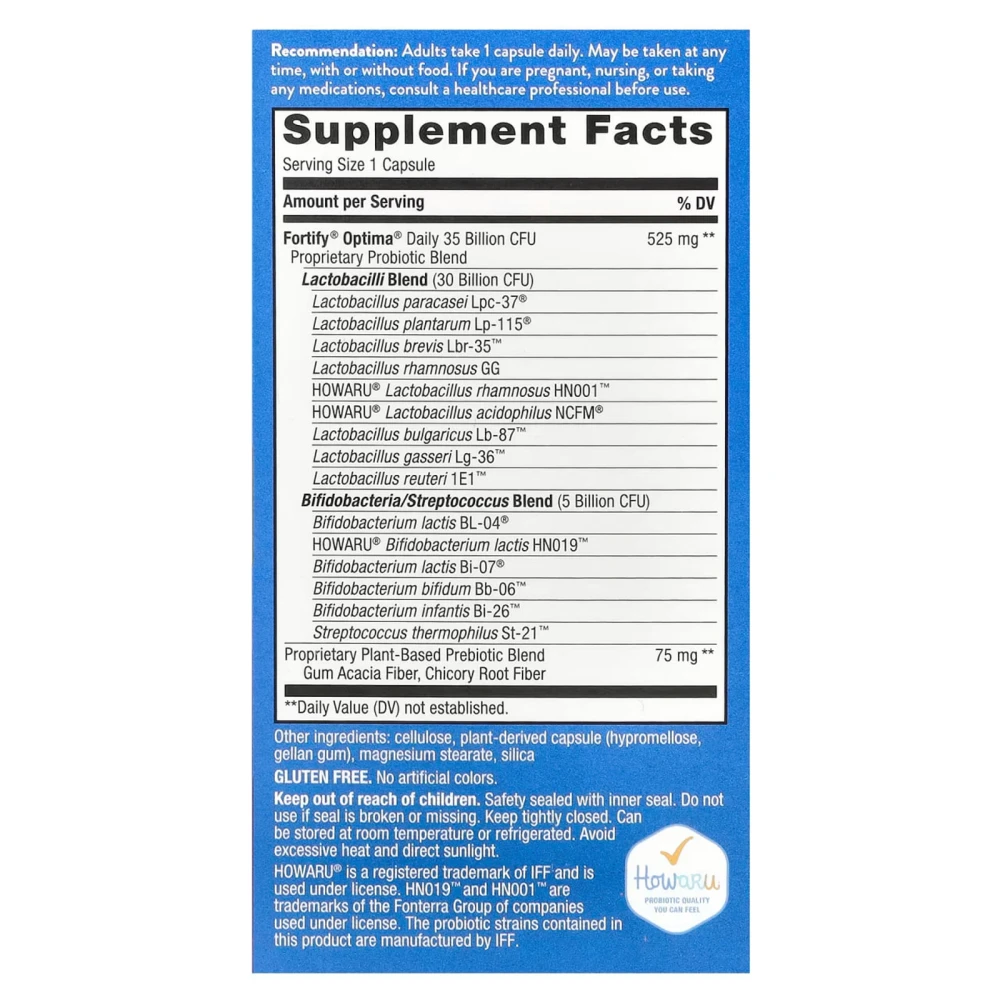 Nature's Way Fortify Optima Daily Probiotic + Prebiotics Everyda