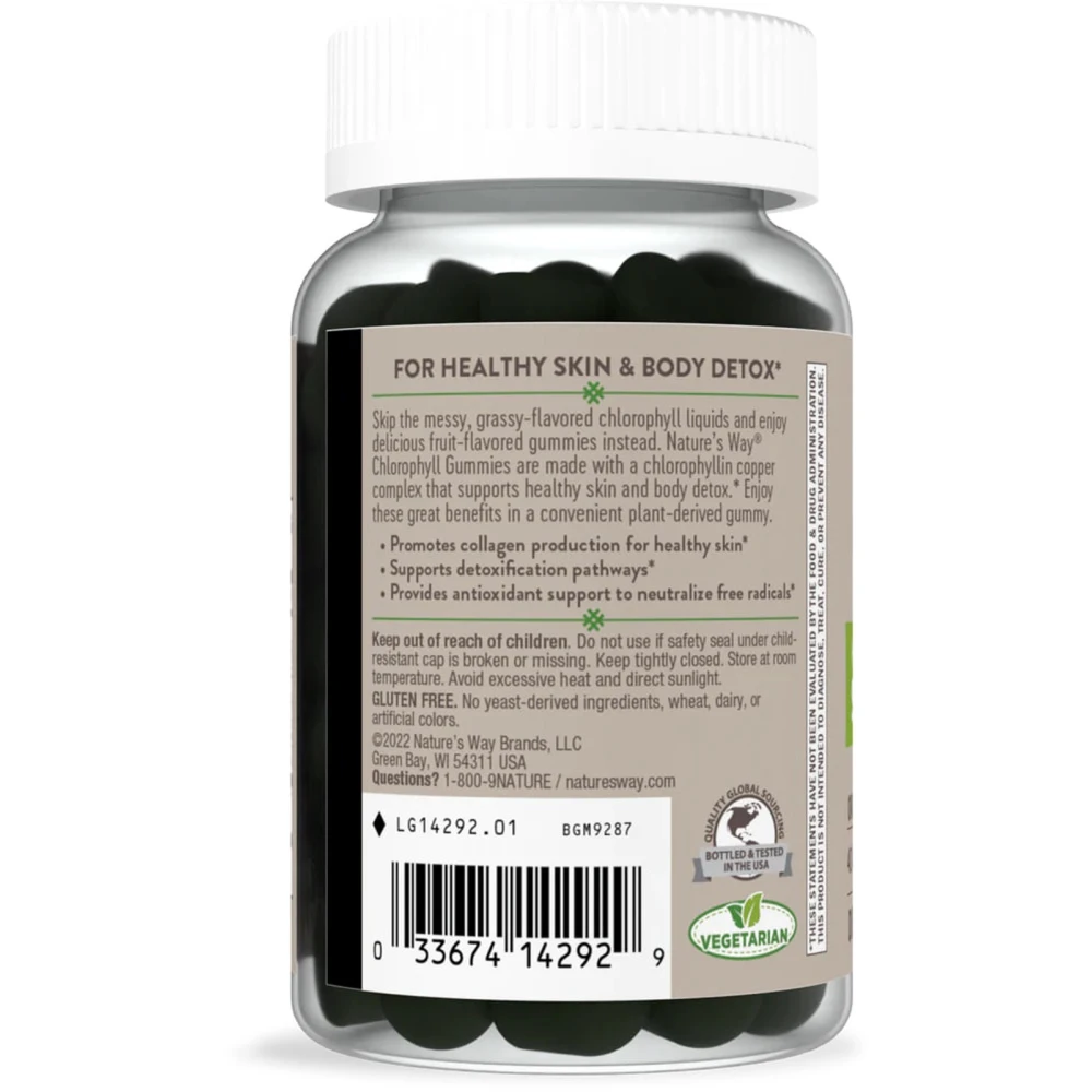 Nature's Way Chlorophyll Gummies Orchard Fruit 100 mg