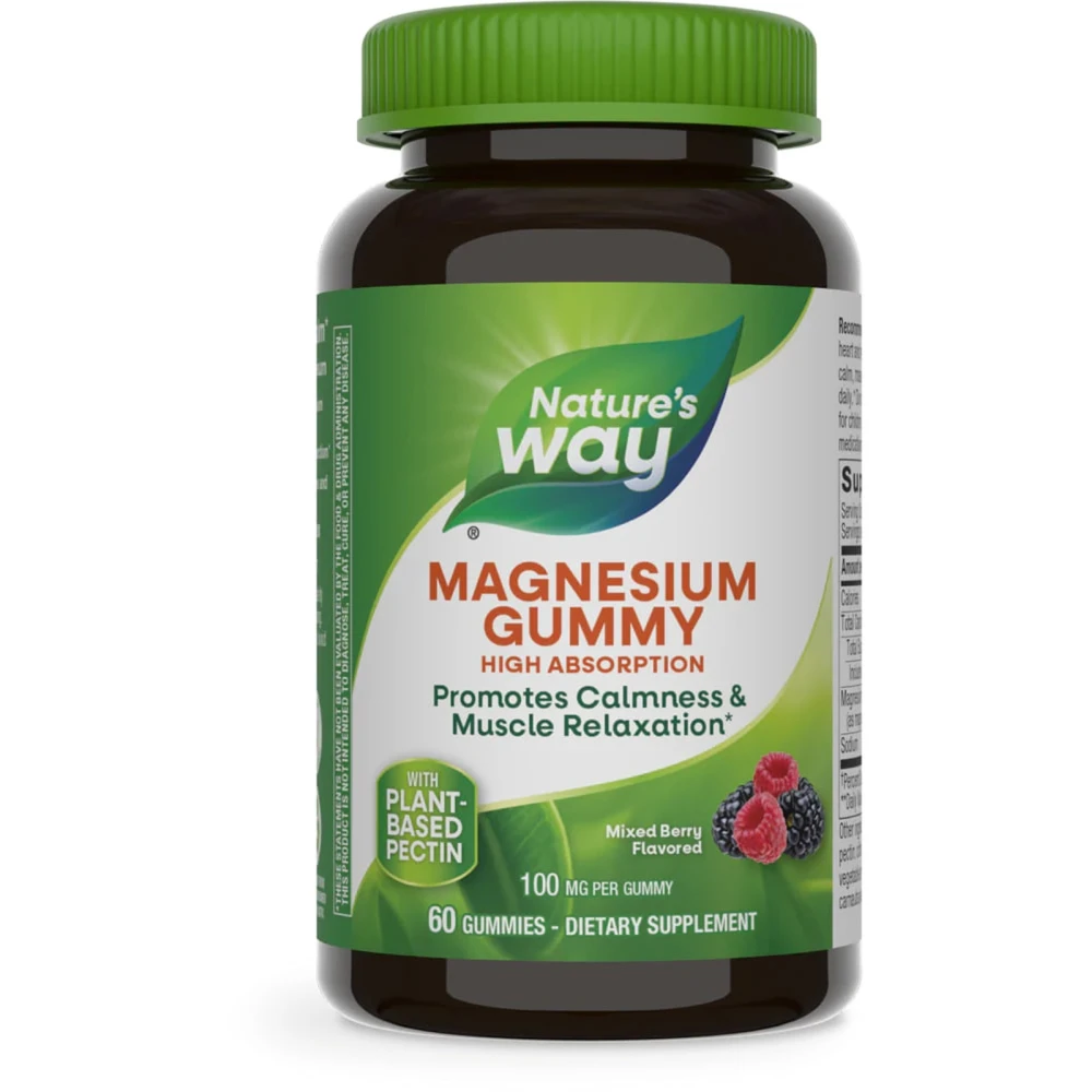 Nature's Way Magnesium Gummy Mixed Berry 100 mg