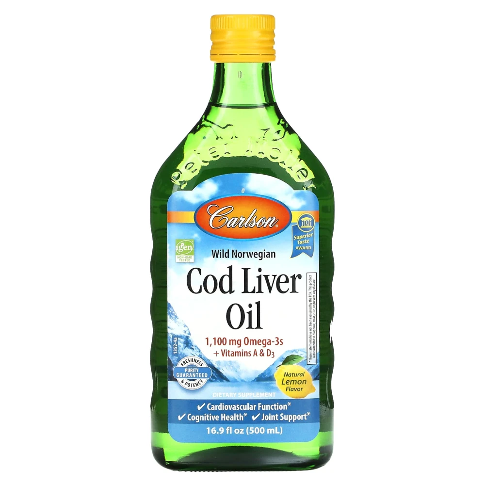 Carlson Labs Wild Norwegian Cod Liver Oil