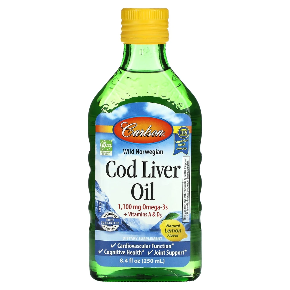 Carlson Labs Wild Norwegian Cod Liver Oil