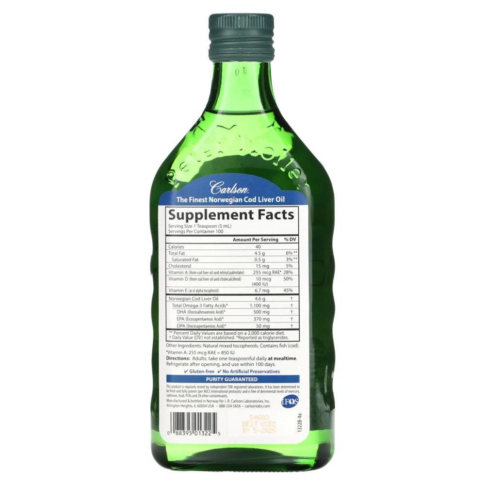 Carlson Labs Norwegian The Very Finest Fish Oil