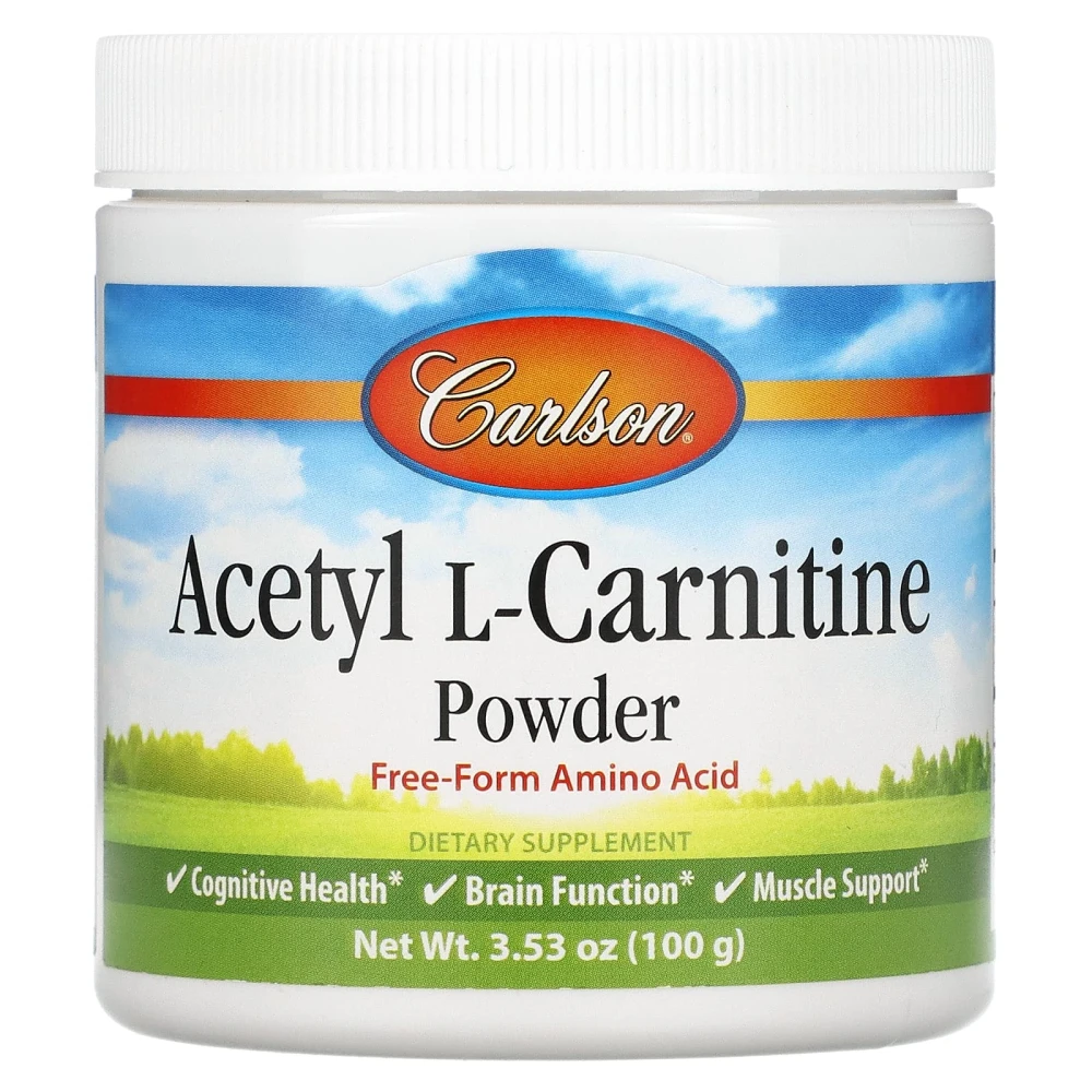 Carlson Labs AcetylLCarnitine Amino Acid Powder