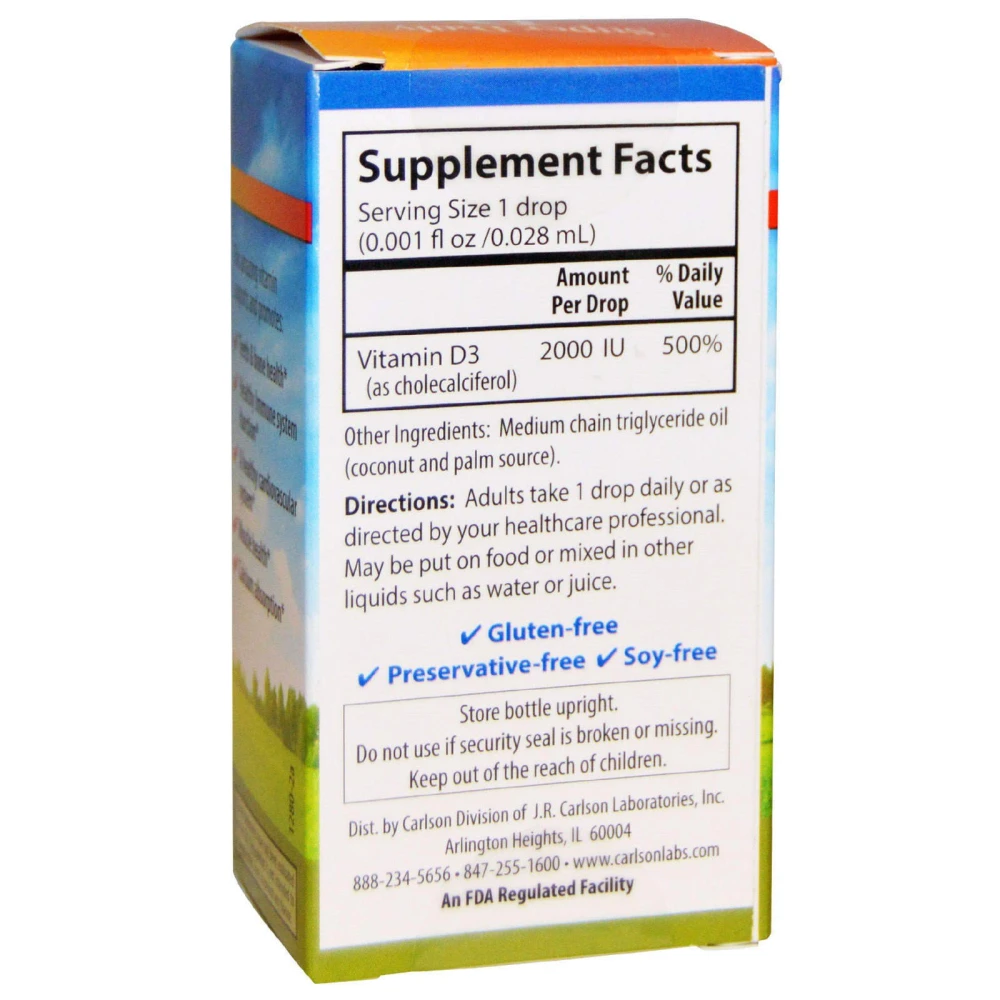 Carlson Labs Super Daily D3 2000 IU