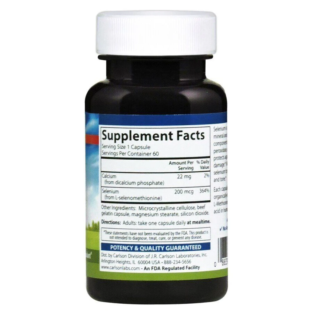 Carlson Labs Selenium 200 mcg