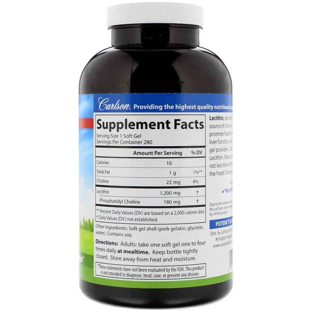 Carlson Labs Lecithin 1200 mg