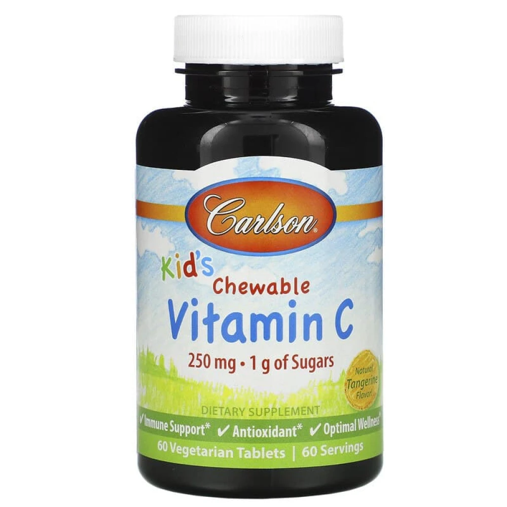 Carlson Labs Kids Chewable Vitamin C 250 mg