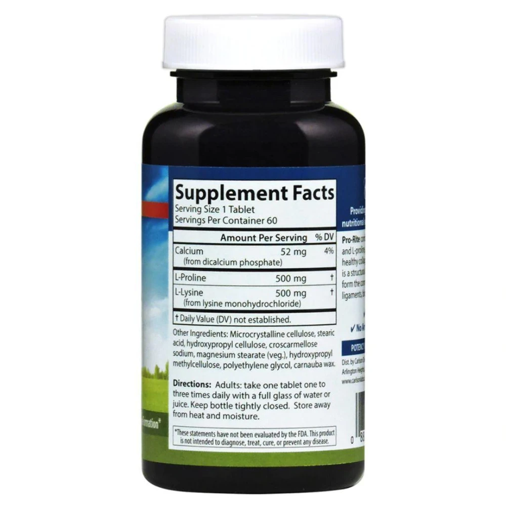 Carlson Labs ProRite Proline & Lysine