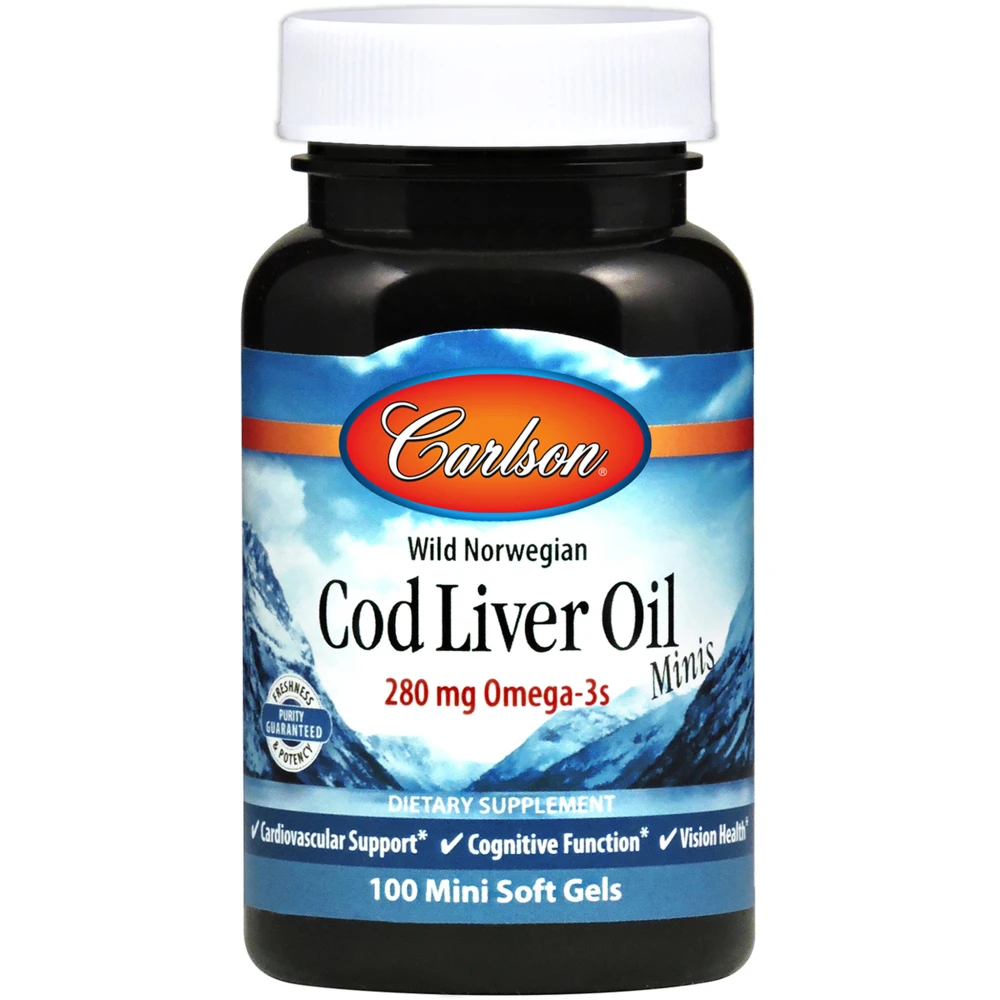 Carlson Labs Wild Norwegian Cod Liver Oil Minis