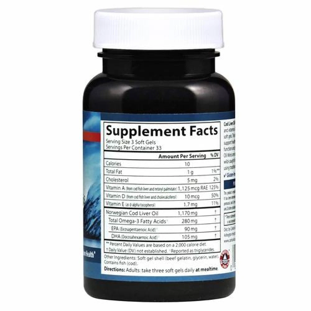 Carlson Labs Wild Norwegian Cod Liver Oil Minis