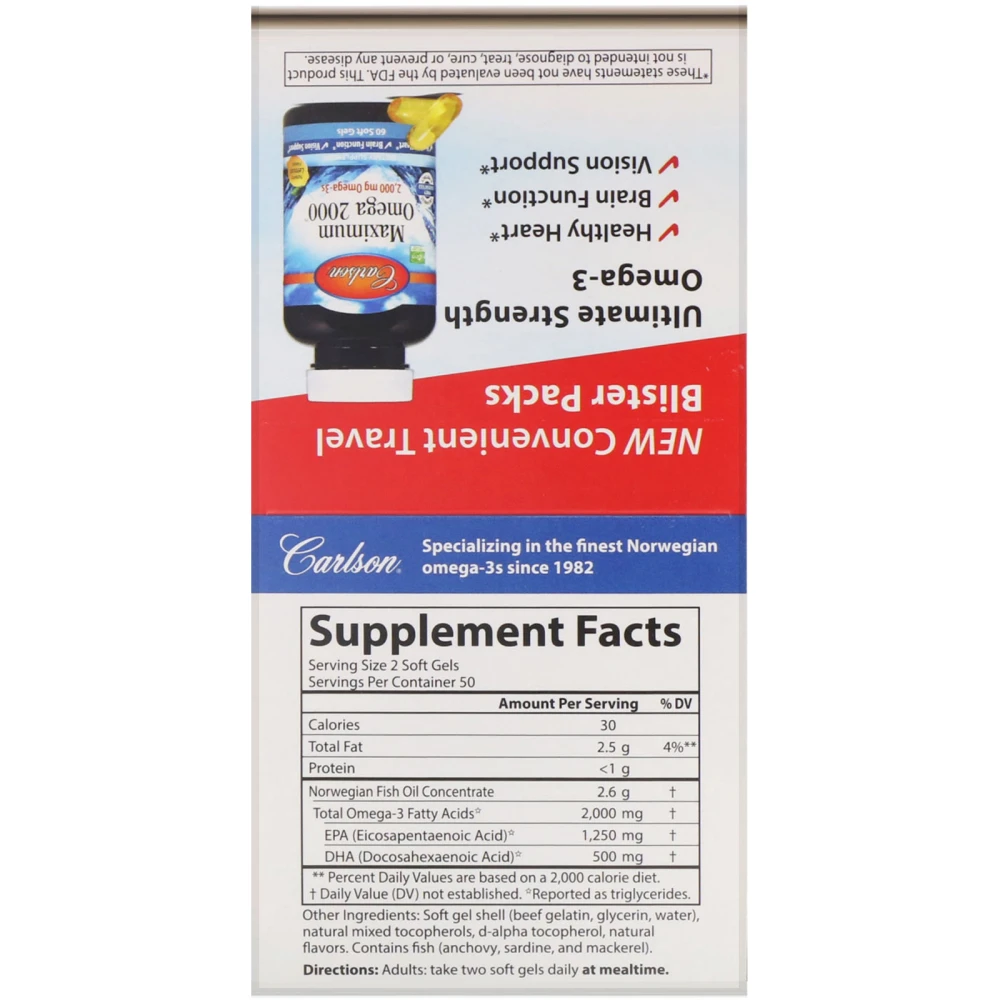 Carlson Labs Maximum Omega 2000