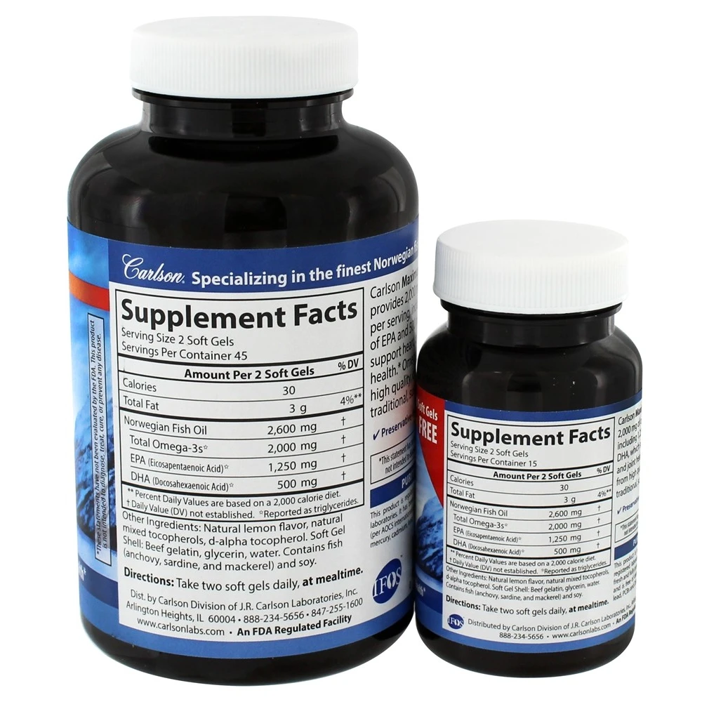 Carlson Labs Maximum Omega 2000