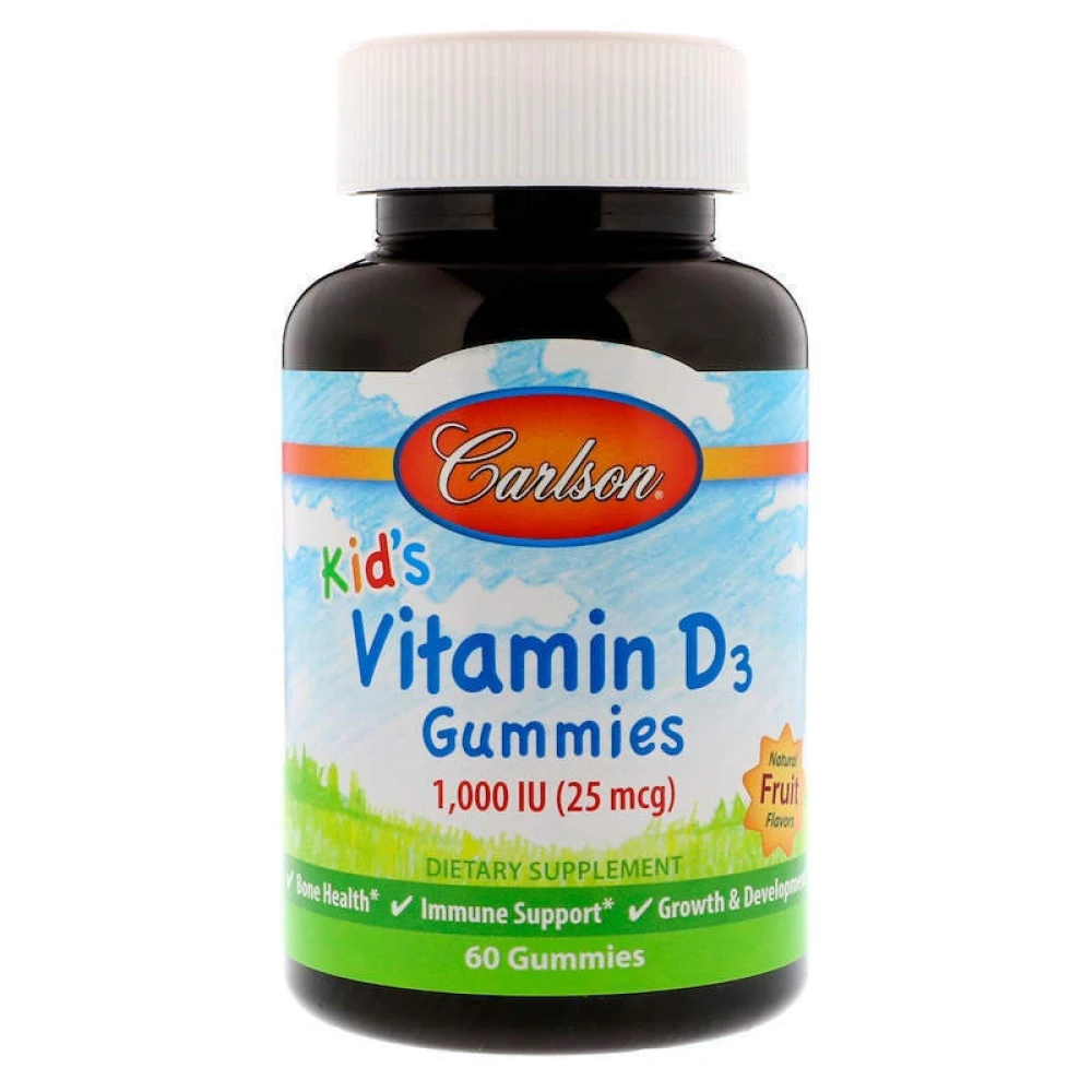 Carlson Labs Vitamin D3 Gummies Kids 1000 IU