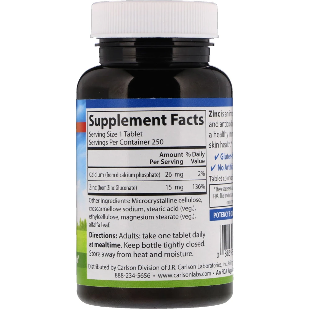 Carlson Labs Zinc 15 mg