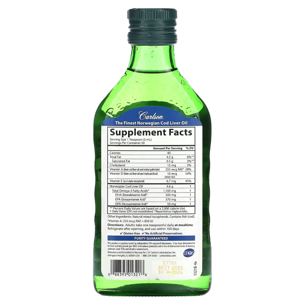 Carlson Labs Cod Liver Oil
