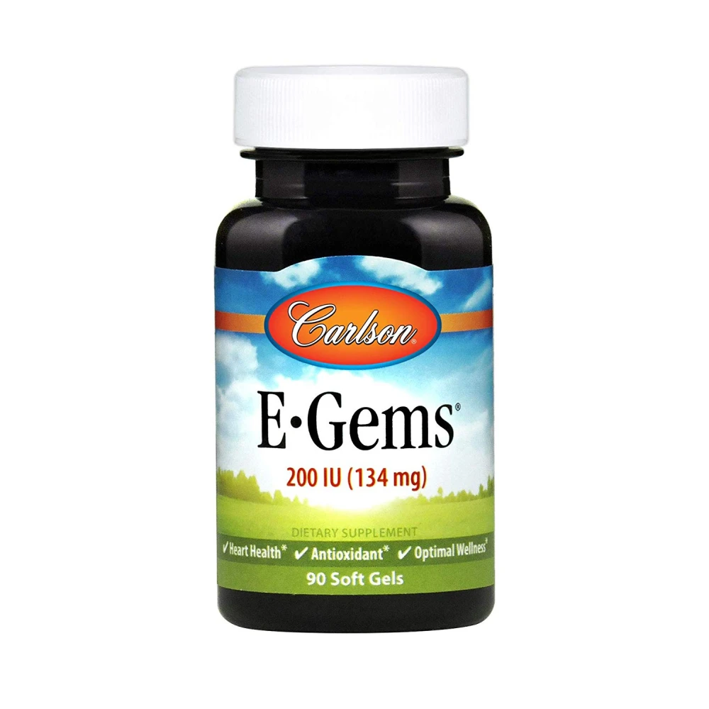 Carlson Labs EGems Natural Vitamin E 200IU