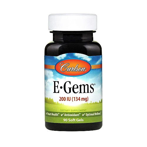 Фото Carlson Labs EGems Natural Vitamin E 200IU