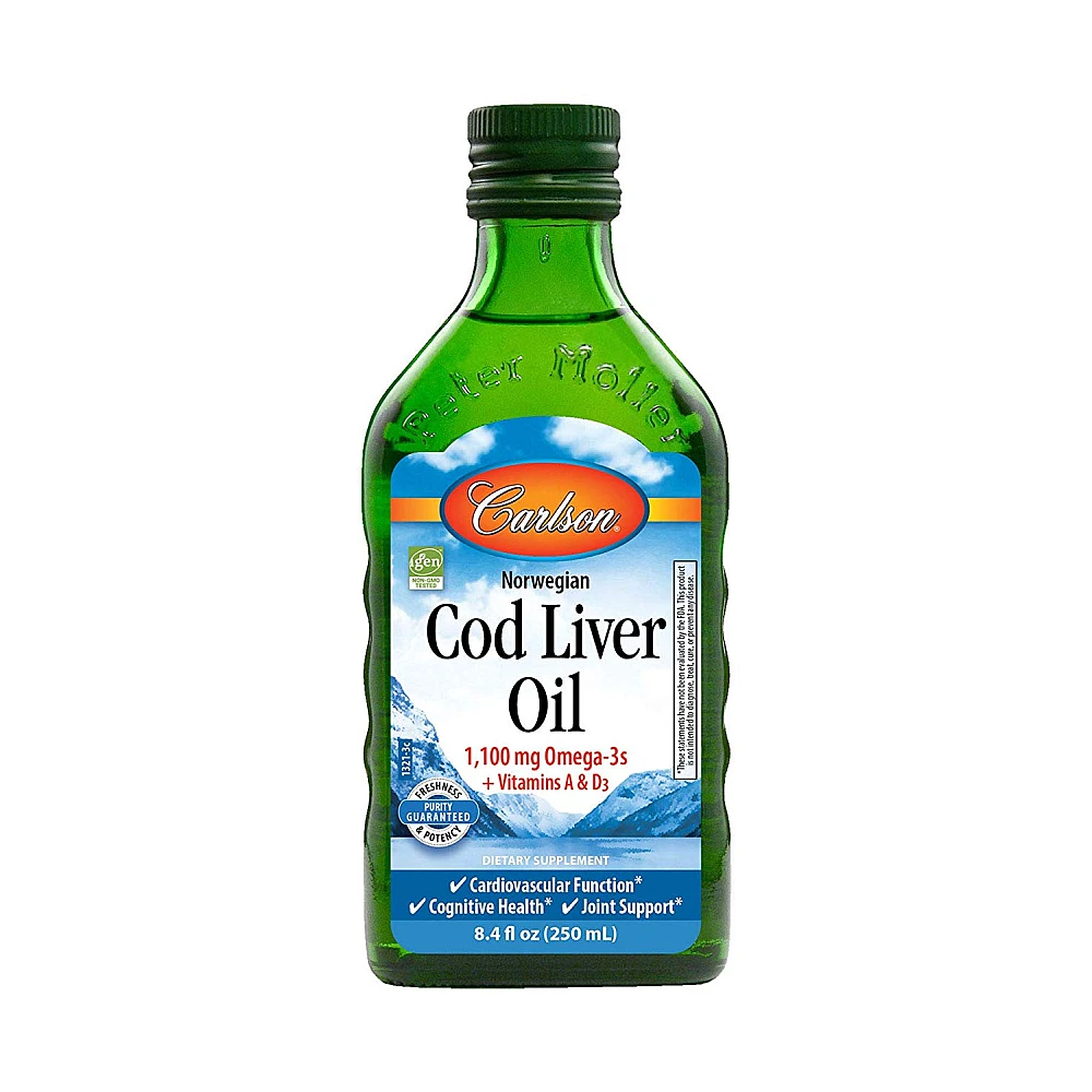 Carlson Labs Norwegian Cod Liver Oil Omega3 EPA & DHA