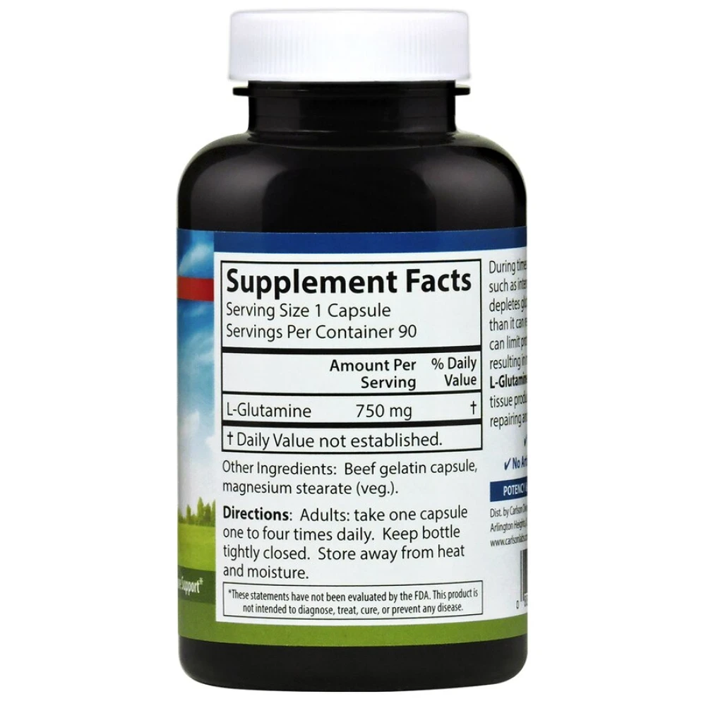 Carlson Labs L-glutamine 750mg