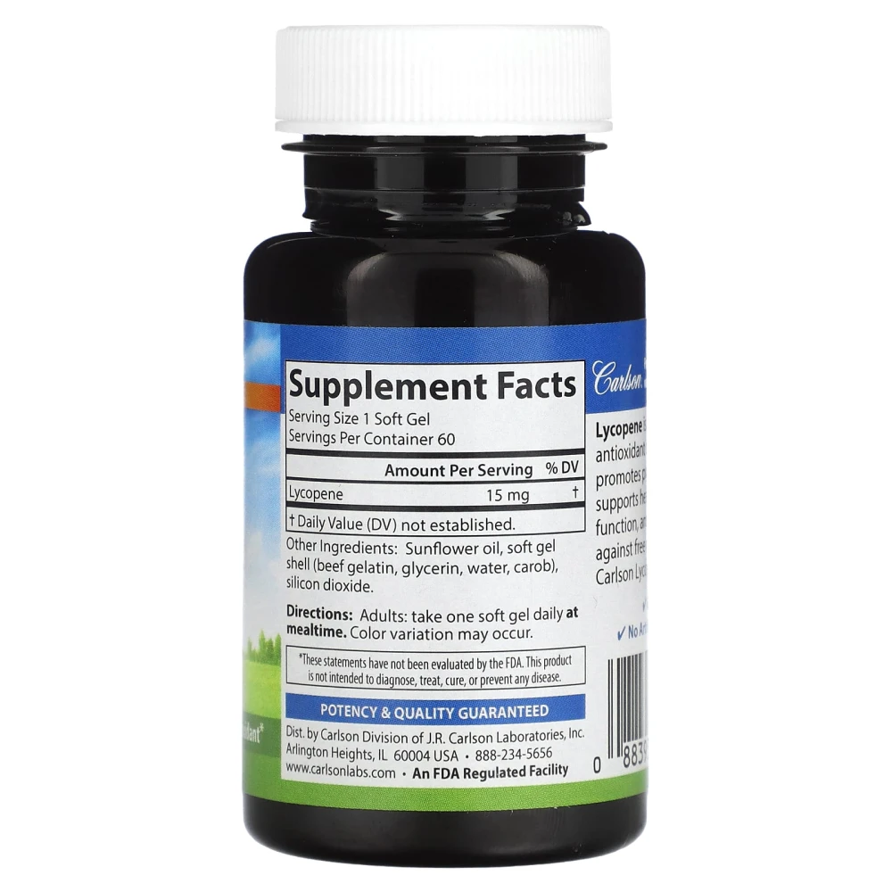 Carlson Labs Lycopene 15mg