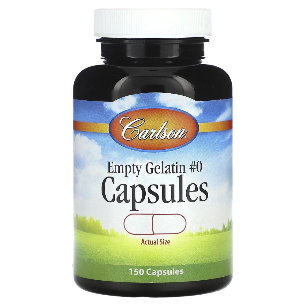 Carlson Labs Empty Gelatin Capsule Medium #0