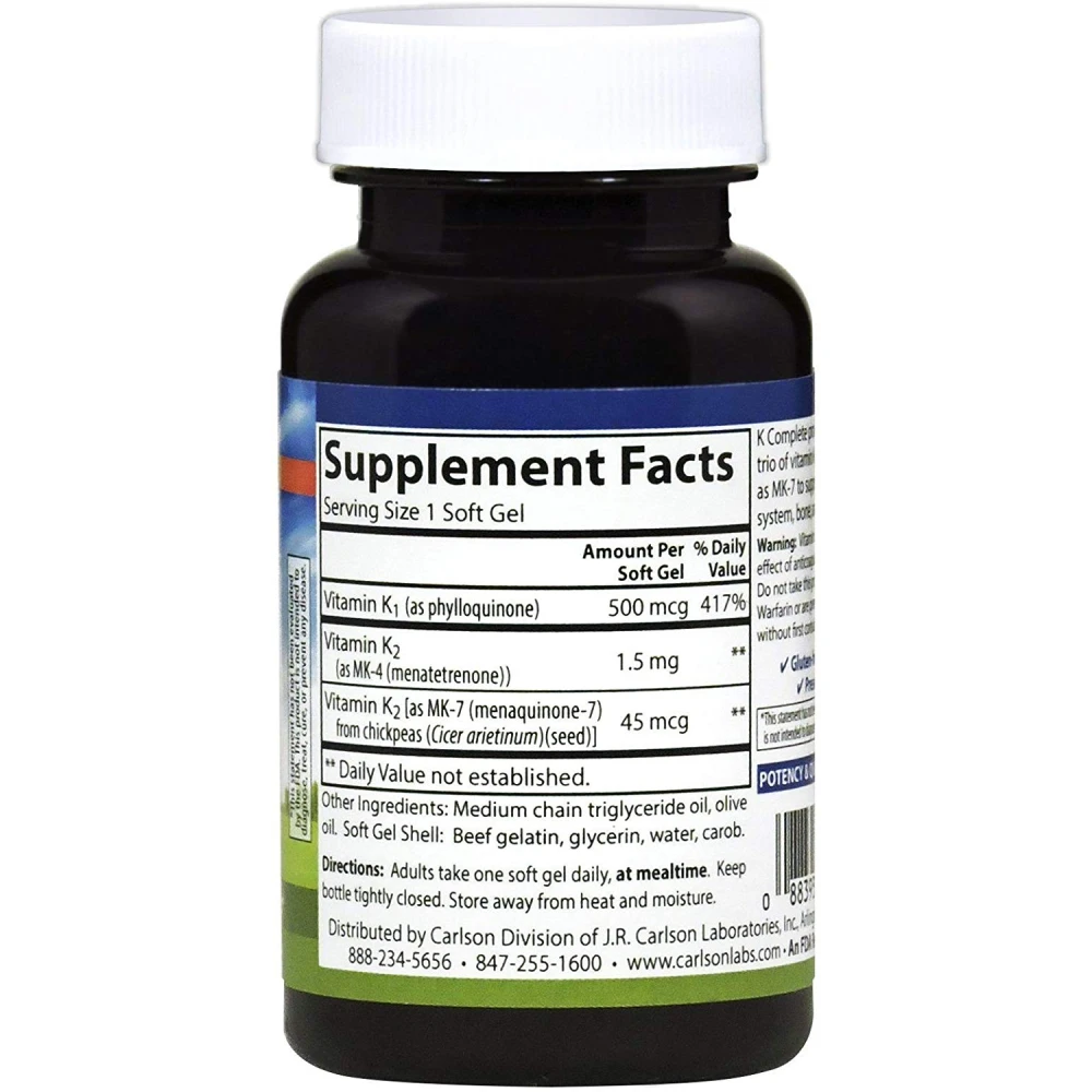 Carlson Labs K Complete