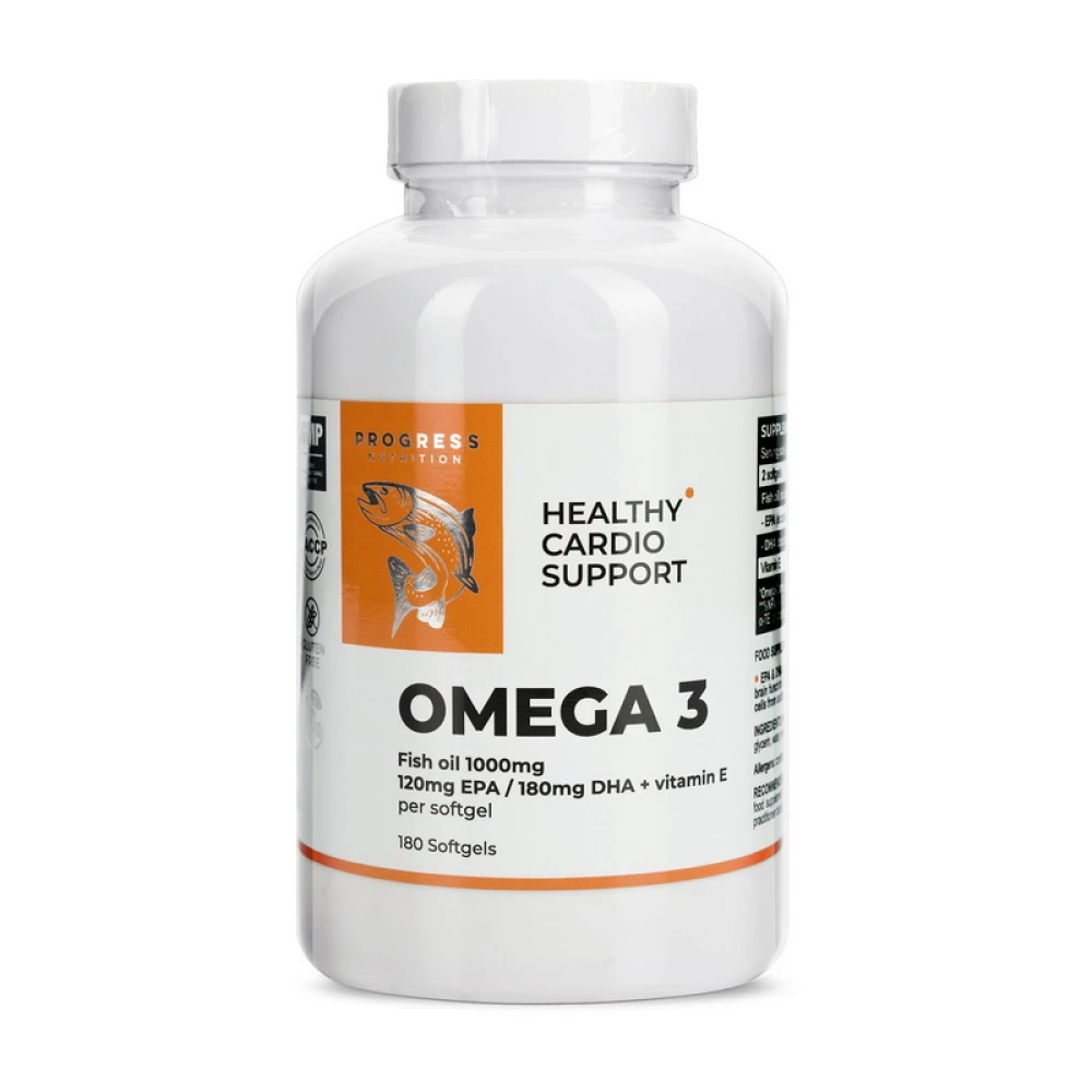 Progress Nutrition Omega 3 + Vitamin E