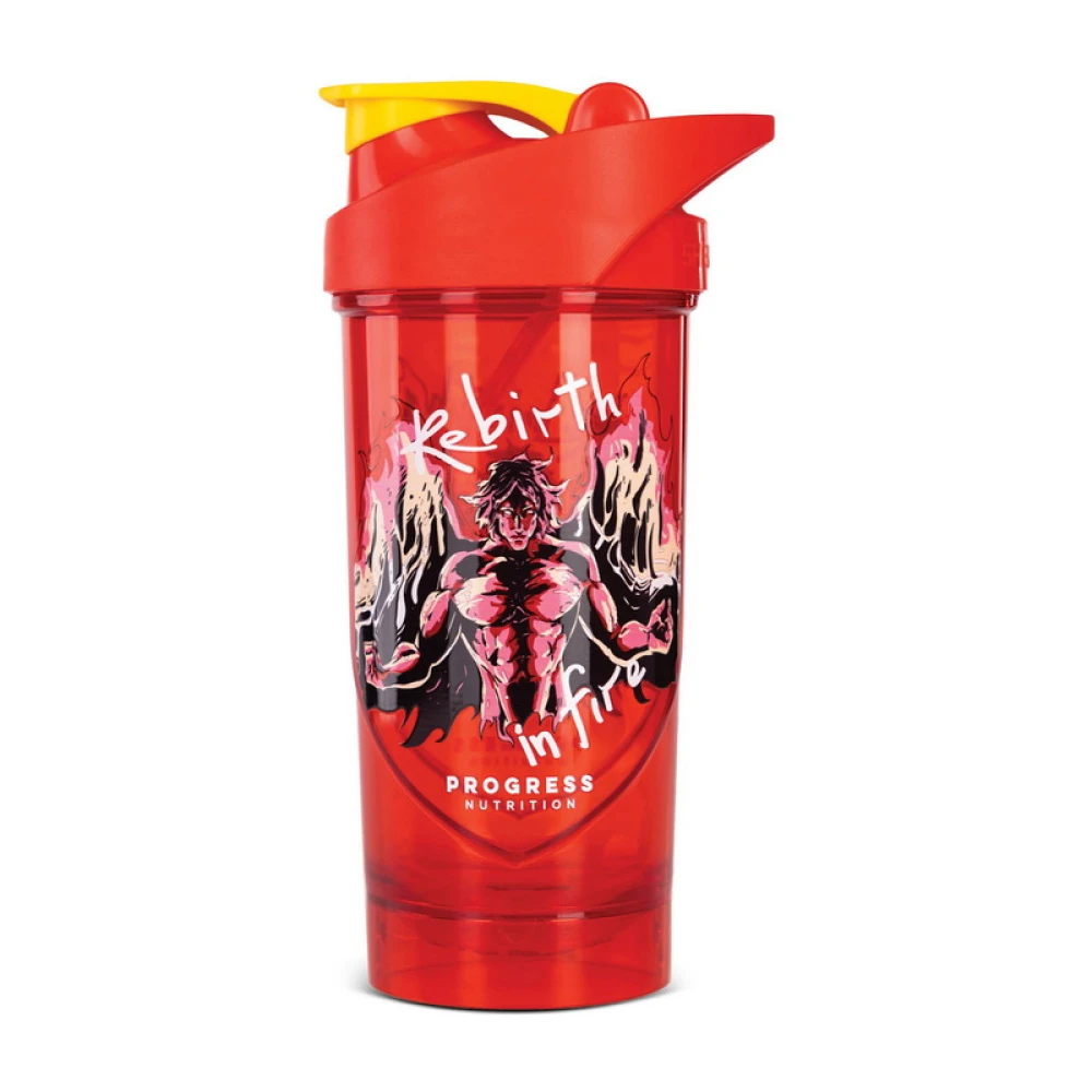 Progress Nutrition Shieldmixer Shaker Rebrith In Fire