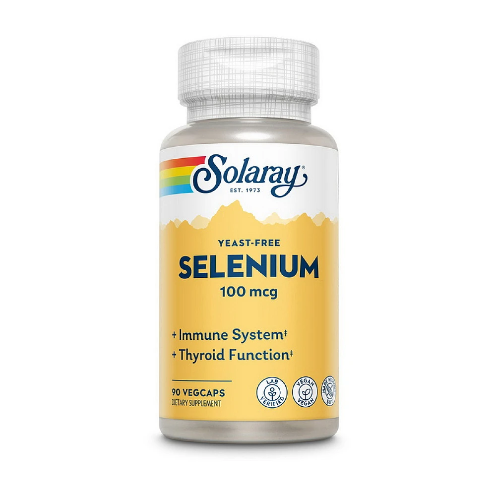 Solaray Selenium 100 mcg yeast-free