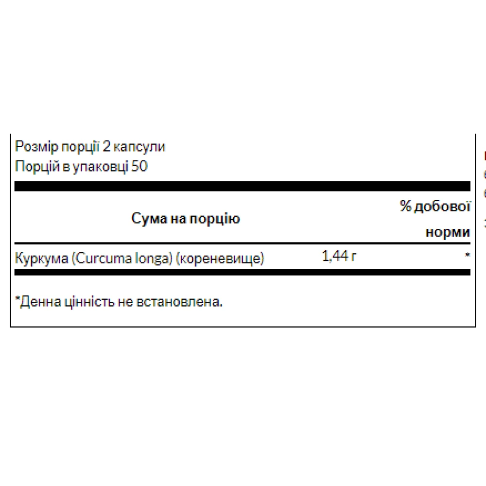 Swanson Turmeric 720 mg