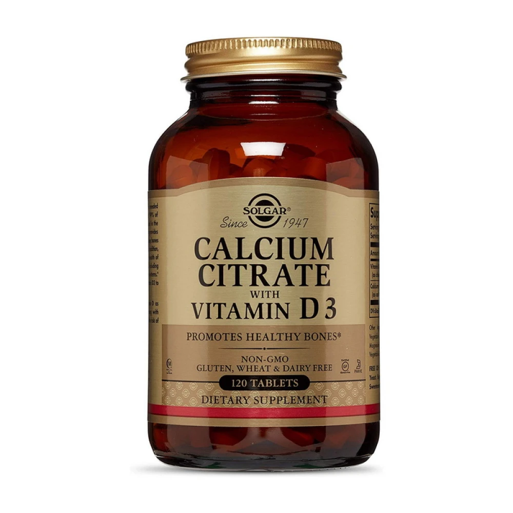 Solgar Calcium Citrate with vit D3