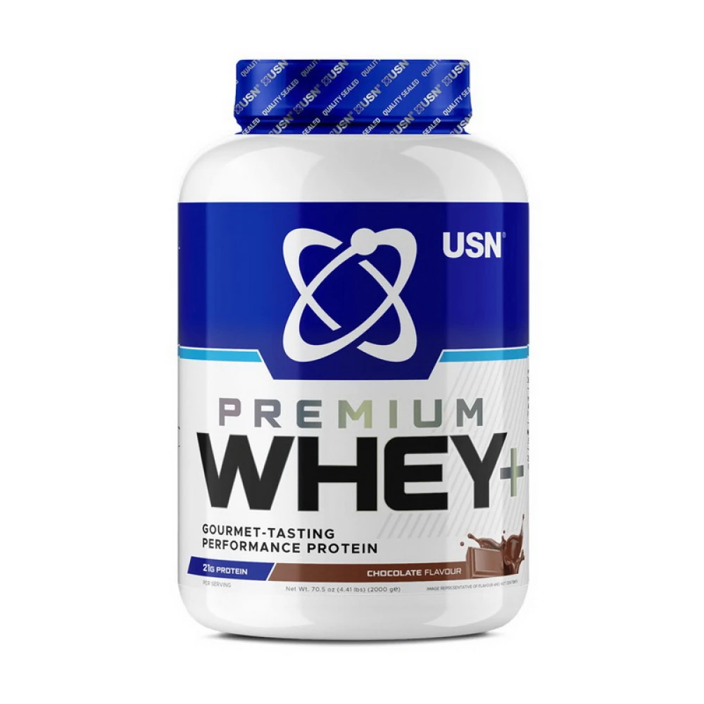 USN Whey+ Premium Protein 2000 грам, Chocolate (шоколад)