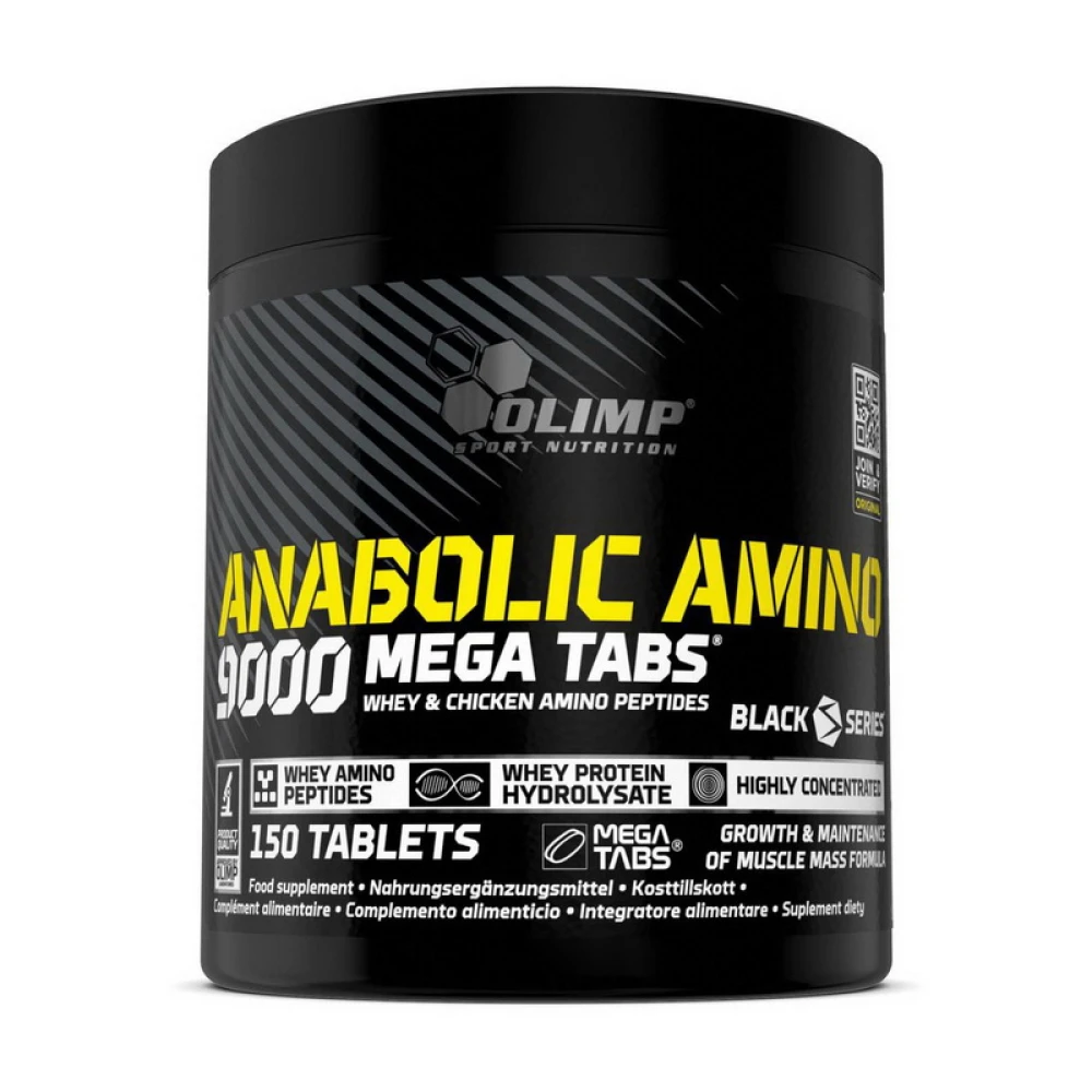 Olimp Anabolic Whey Amino 9000, амінокислоти