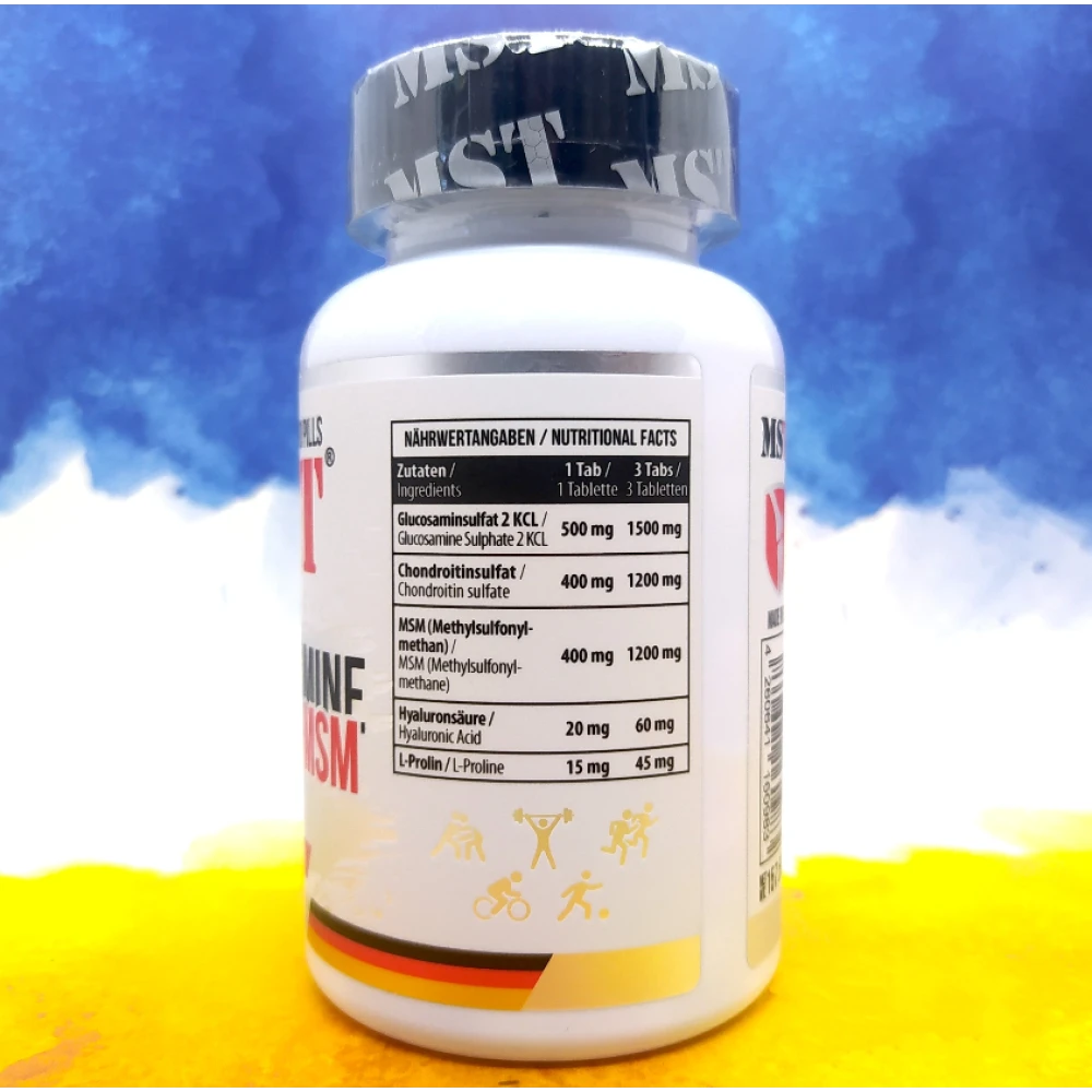MST Glucosamine Chondroitin + MSM + hyaluronic acid