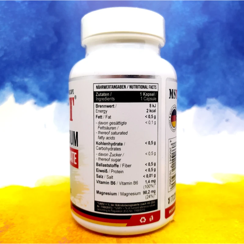 MST Magnesium Bisglycinate With Vitamin B6