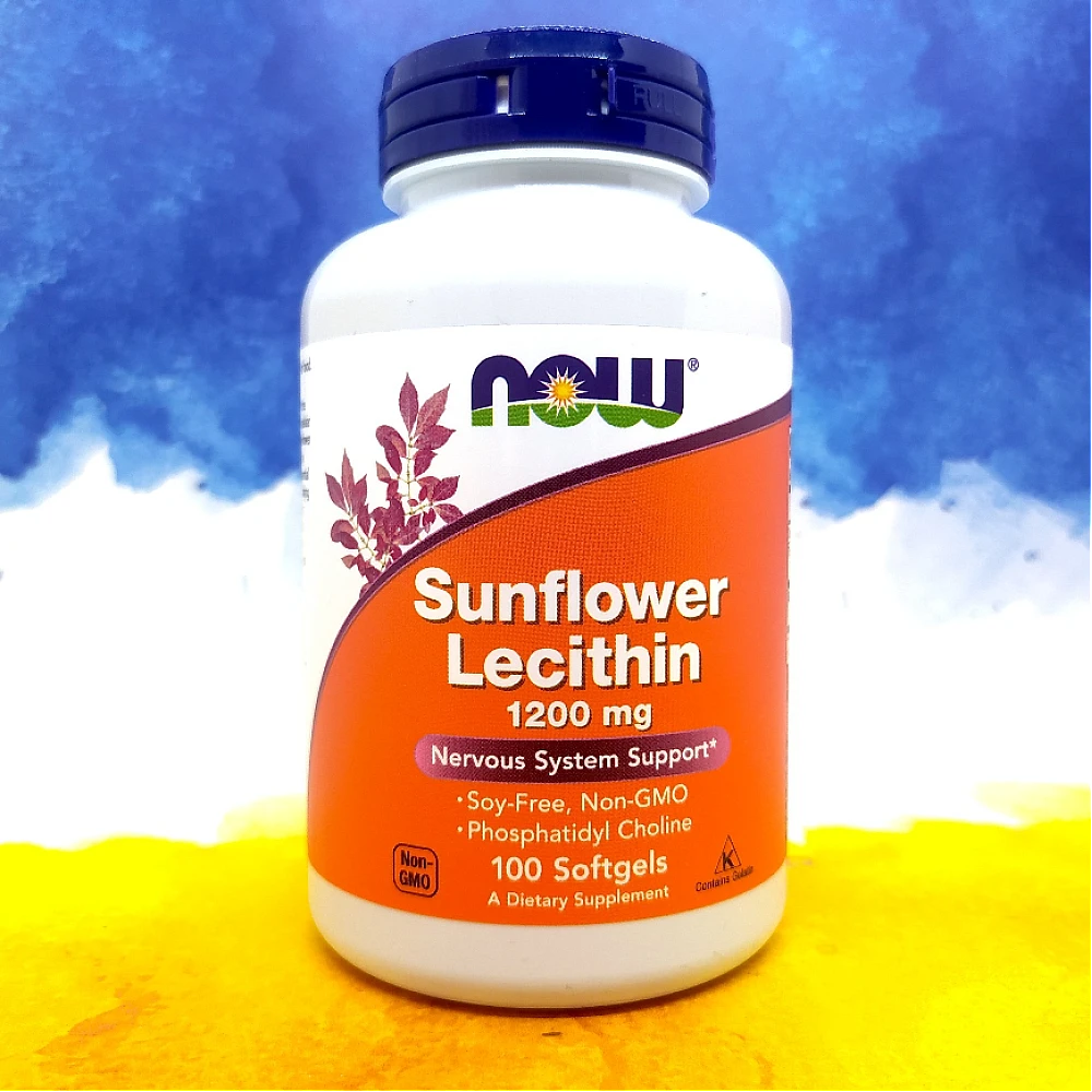 NOW Sunflower Lecithin 1200 mg