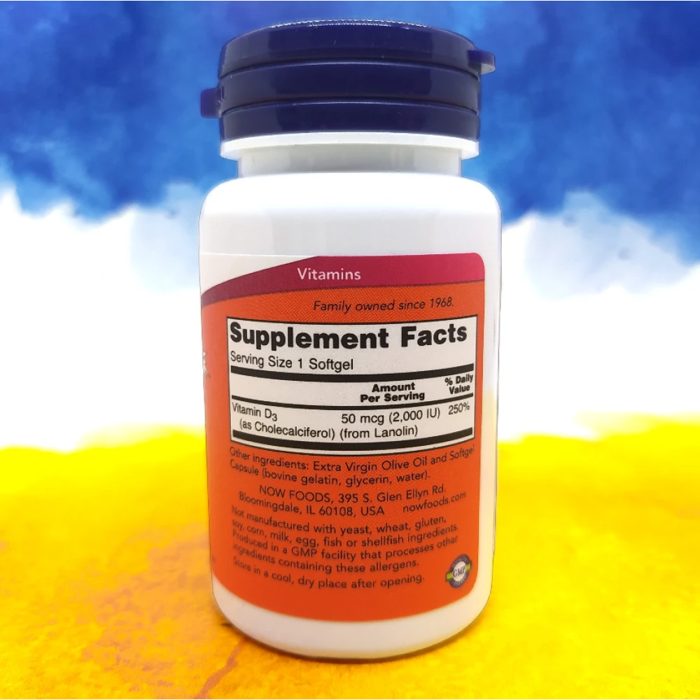 NOW Vitamin D3 2000 ME