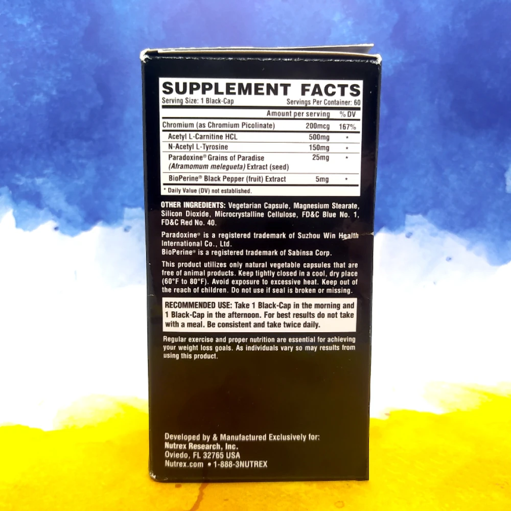 Nutrex Lipo 6 Black Stim-Free Ultra Concentrate 60 капсул