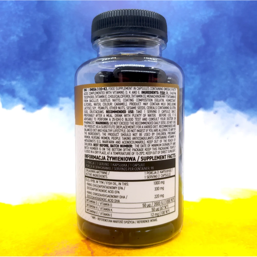 OstroVit Omega 3 D3 + K2