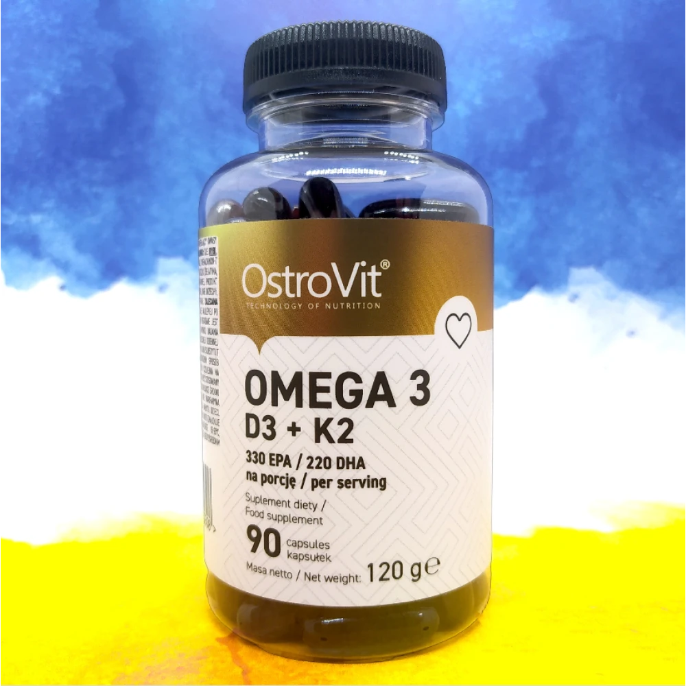OstroVit Omega 3 D3 + K2