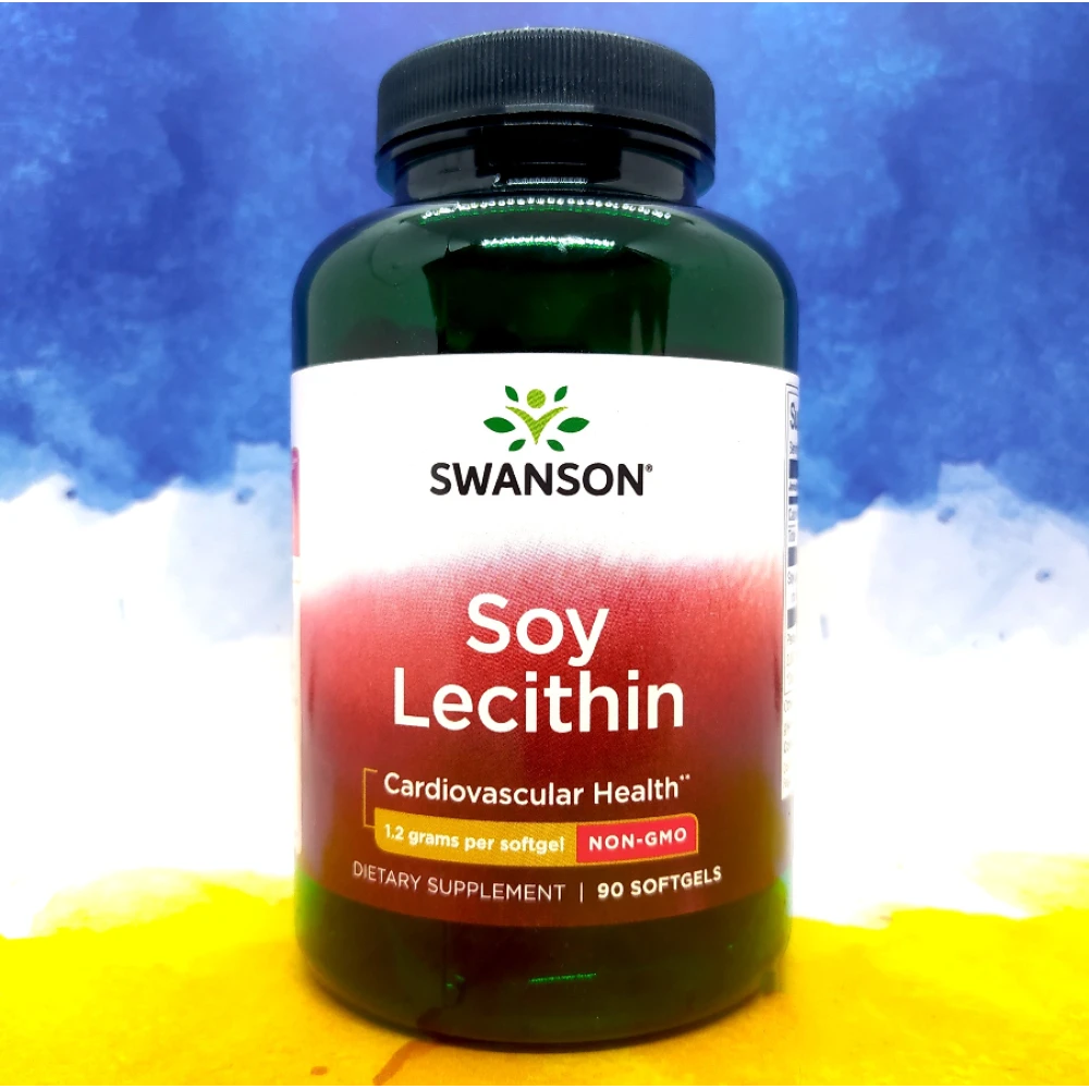 Swanson Soy Lecithin 1200 mg 90 капсул