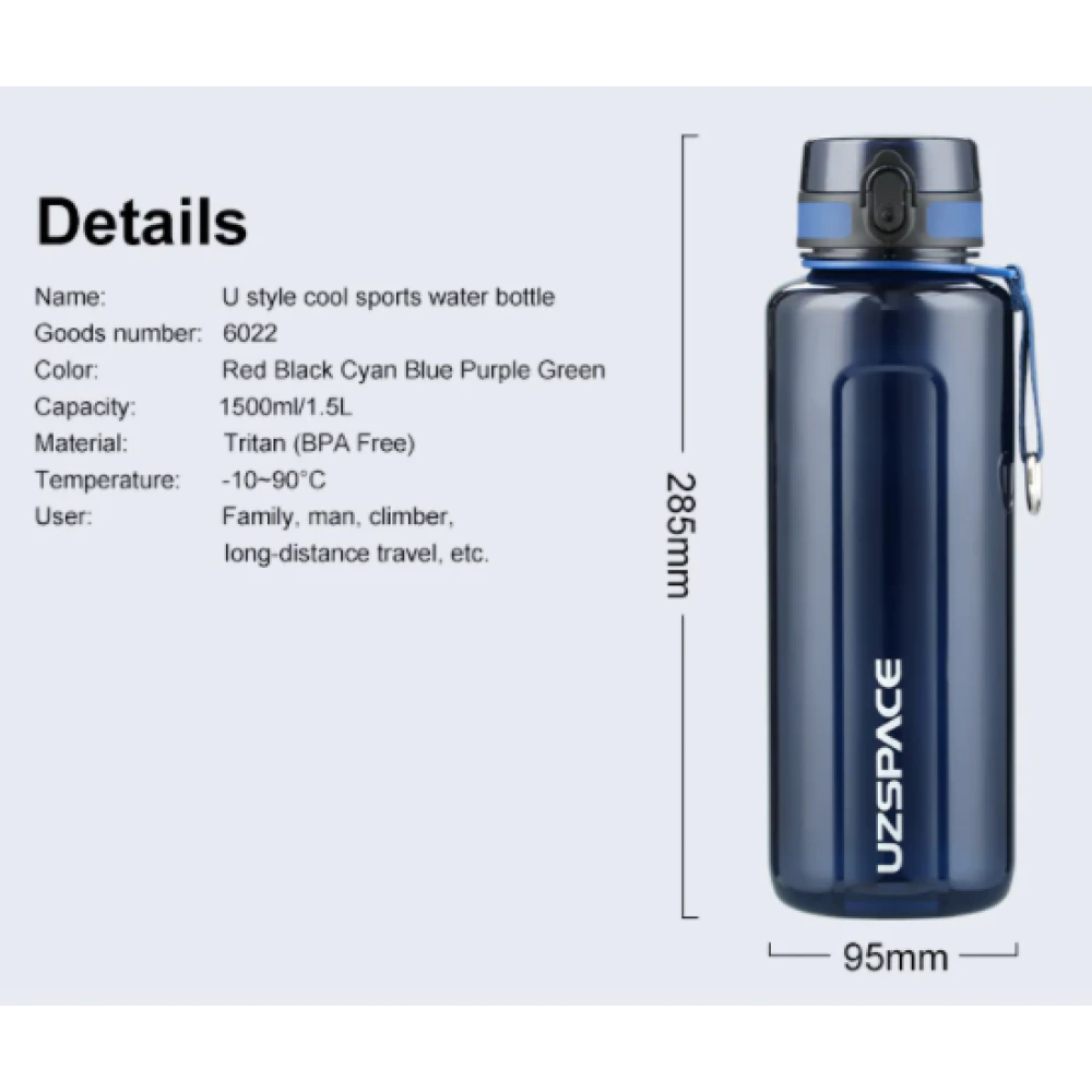 UZspace waterbottle 6022