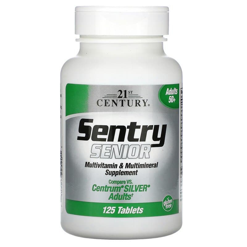 21st Century Sentry Senior Multivitamin & Multimineral Supplement Adults 50