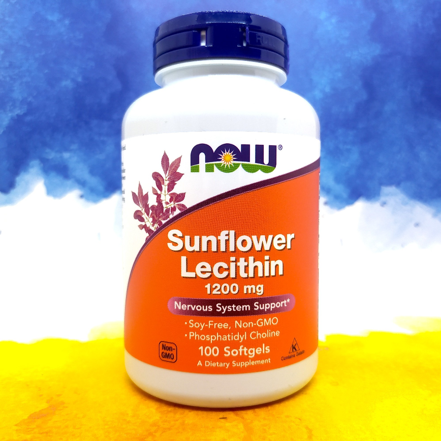 NOW Sunflower Lecithin 1200 mg